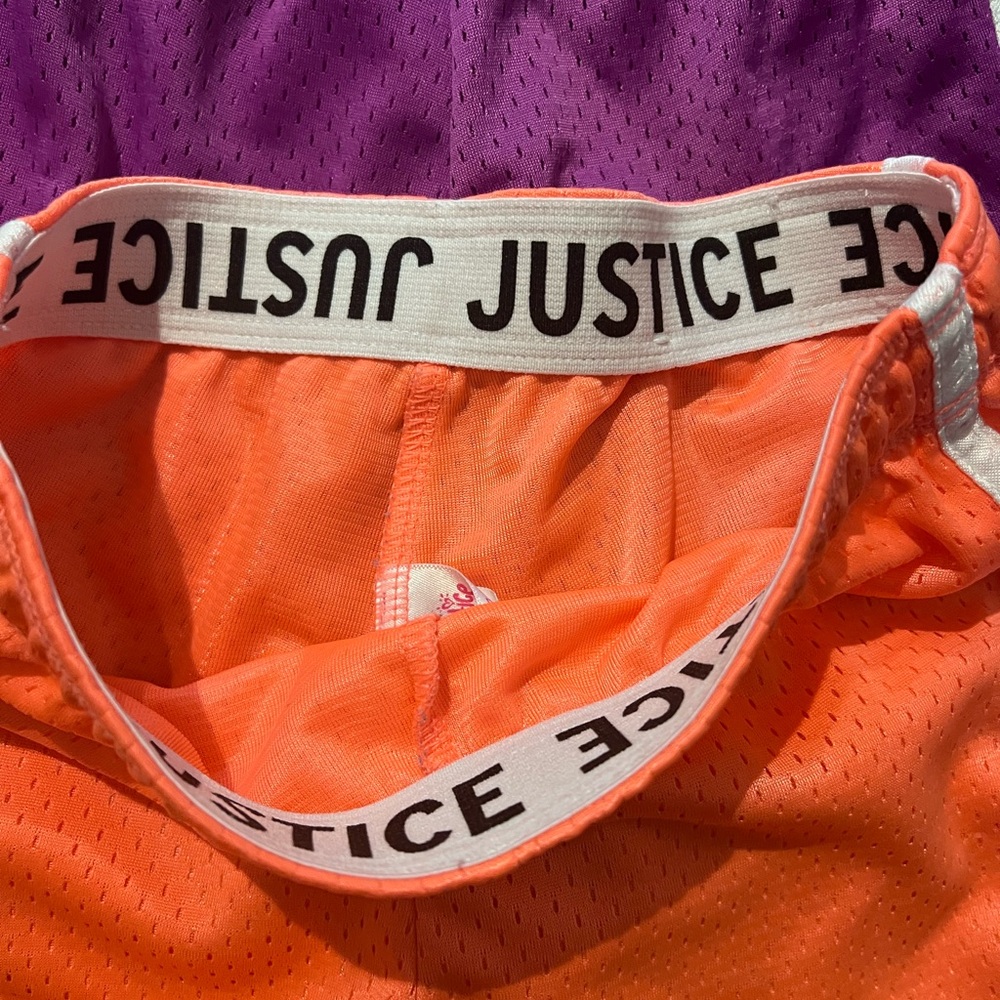 Girls cluster of Justice Shorts
